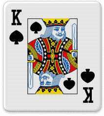 Matatu winning hand — king of spades