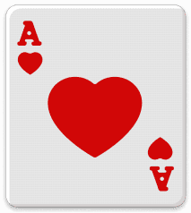 Matatu winning hand — ace of hearts